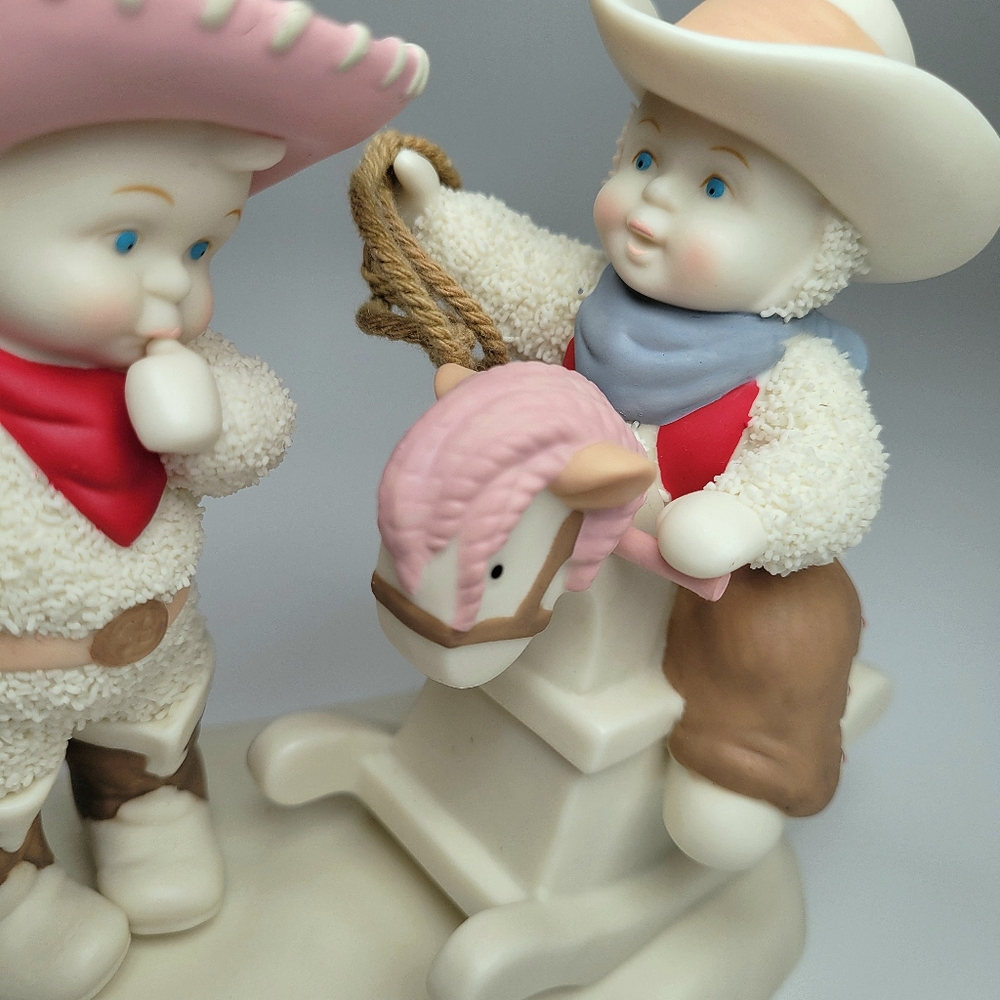 Department 56 Snowbabies Let's Pretend "Howdy Partner" 4.75" - #56.69354 - Picture 3 of 10